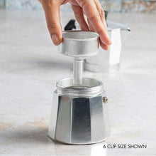 Load image into Gallery viewer, Classic Stovetop Espresso Maker - 12-Cup Moka Pot for Authentic Italian Coffee
