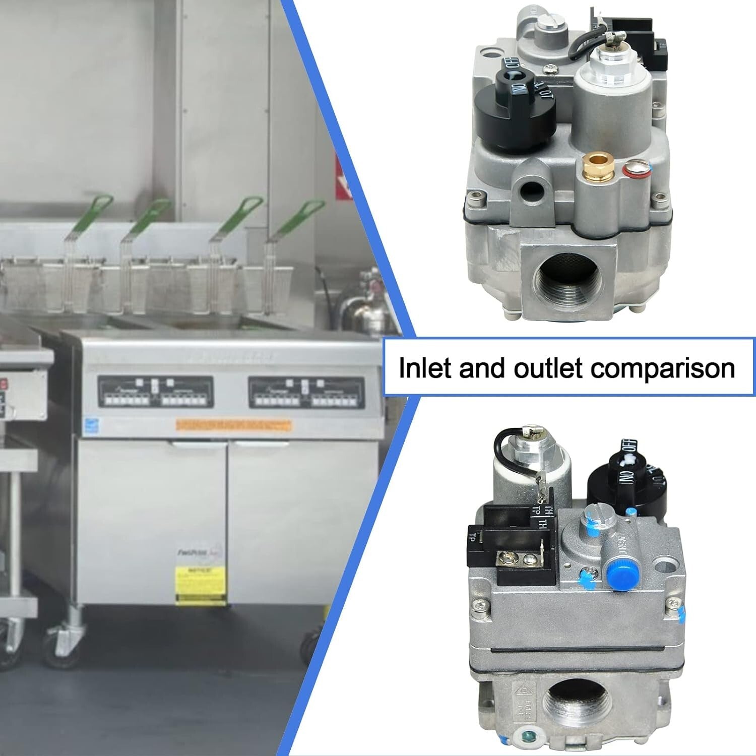 Durable 2-Port Gas Control Valve with Pilot Outlet and Standard NEMA Connections