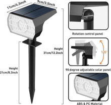 Load image into Gallery viewer, 7 Lighting Modes Solar Outdoor Lights, Waterproof IP68 - Perfect for Decoration