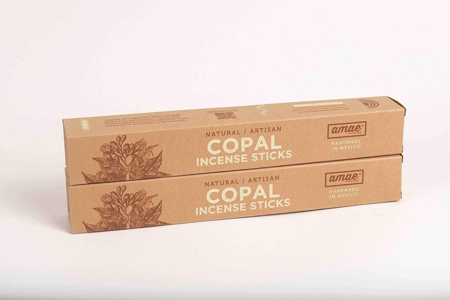 Artisan-Made White Copal Incense Sticks for Meditation - 80 Sticks, 12"