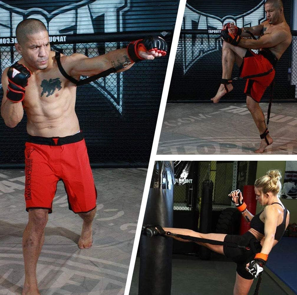 Ultimate 250lb Resistance Strap System for Boxing, MMA & Speed Training Success