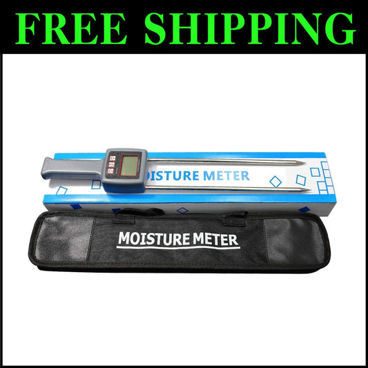 Digital Hay Moisture Gauge with Backlight – Accurate Readings for Varied Hays