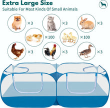 Load image into Gallery viewer, Multi-Use Small Animal Enclosure with Removable Base - For Cats, Rabbits &amp; More