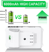 Load image into Gallery viewer, Reliable 6.0Ah DSANKE Lithium Ion Battery with ECP Protection for 24V Devices