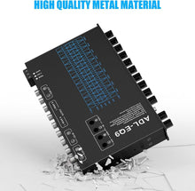 Load image into Gallery viewer, Adjustable 9-Band Car Equalizer with CD/AUX Input &amp; White Light Illumination