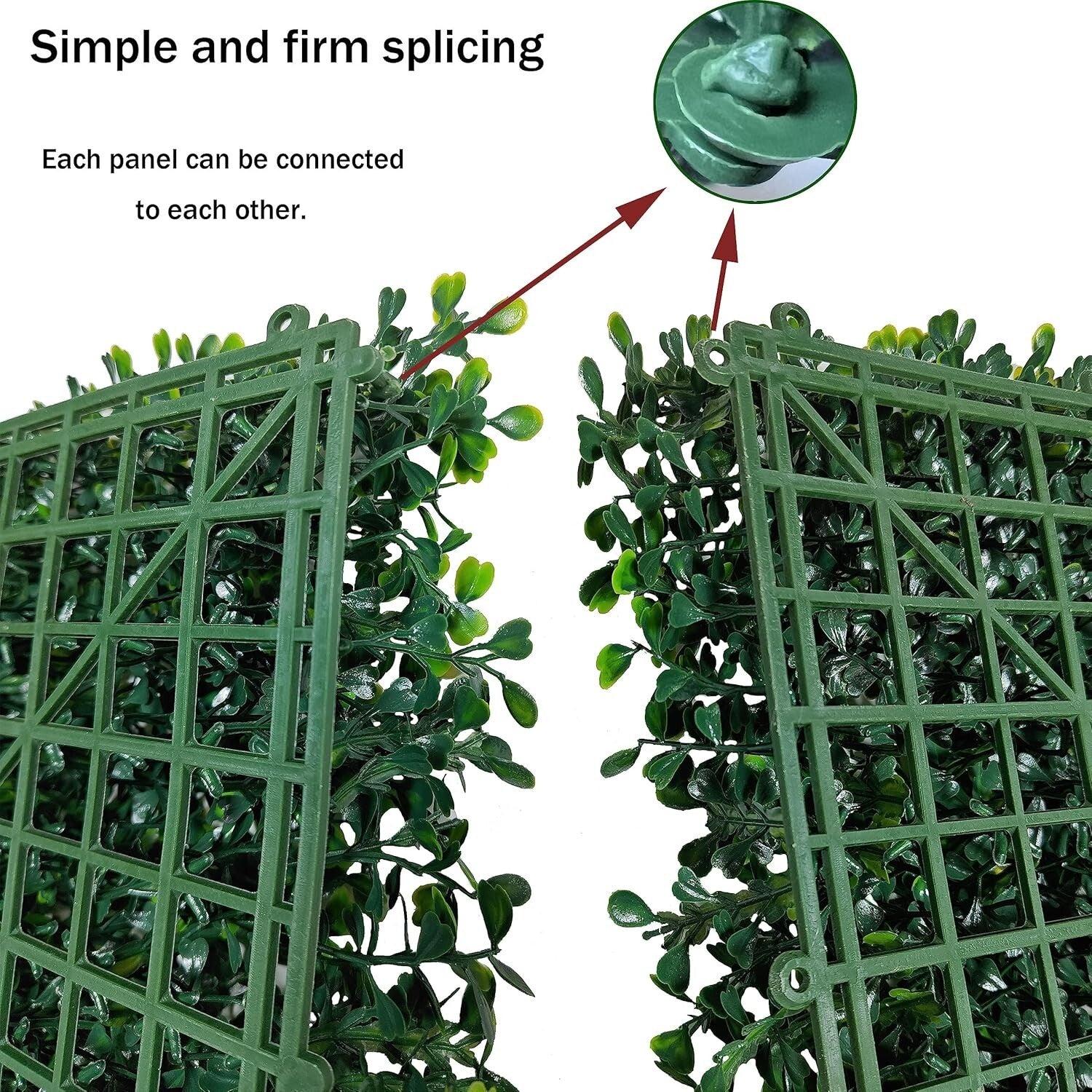 Artificial Boxwood Hedge Roll 48x120 for Beautiful Indoor/Outdoor Privacy