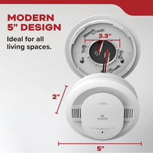 Load image into Gallery viewer, Photoelectric Hardwired Smoke Detector with Battery Backup, Complete 2 Pack