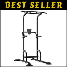 Load image into Gallery viewer, Durable Power Tower Fitness Equipment - Adjustable Height, Non-Slip Grip