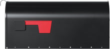 Load image into Gallery viewer, Contemporary Post-Mount Mailbox with Adjustable Latch and Rust-Resistant Finish