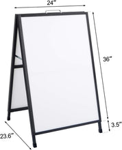 Load image into Gallery viewer, Attractive Heavy-Duty Portable Sidewalk Sign - 24"x36" for Restaurants &amp; Events