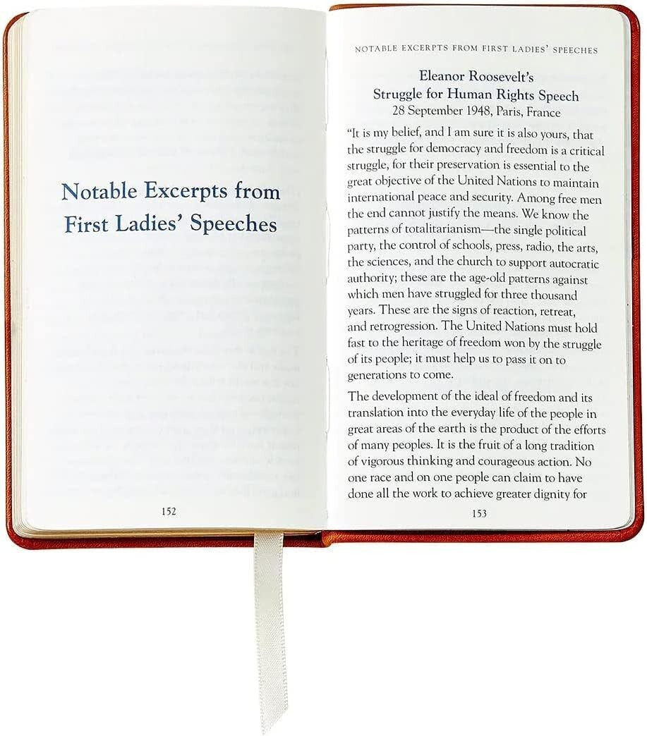 Elegant U.S. Constitution Book in Full-Grain Calfskin Leather | Gift-Ready Box