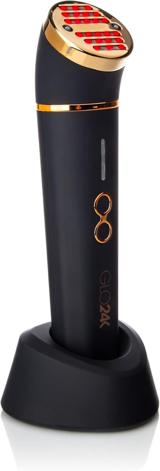 Glo24k Advanced LED Facial Device - Triple Action Thermal & Vibration Technology
