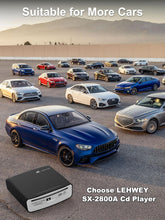 Load image into Gallery viewer, Universal Portable Car CD Player with Remote &amp; AUX - Easy Plug-and-Play Solution