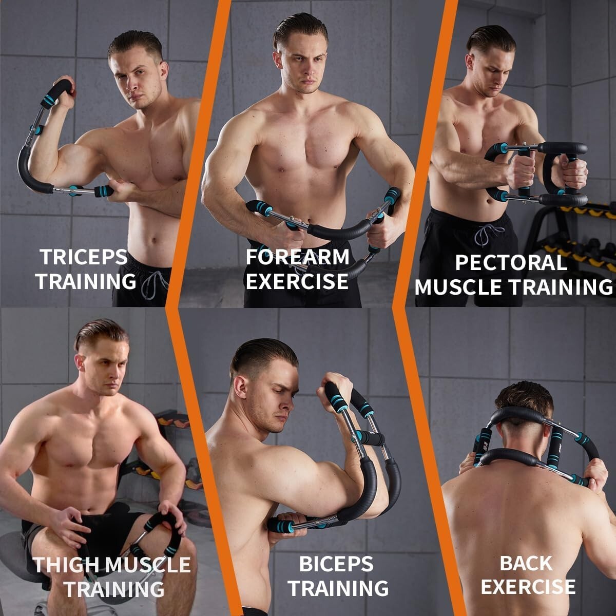 Adjustable Twister Arm Exerciser - Portable Strength Training Bar for Home Gym