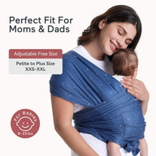 Load image into Gallery viewer, Versatile Baby Wrap Carrier - Ergonomic Sling for Newborns to Toddlers (8-35 ...