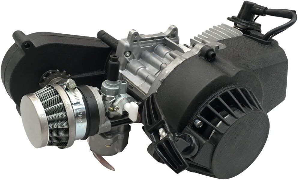 Lightweight 2-Stroke 49cc Engine Gearbox with T8F Sprocket for ATVs & Quads