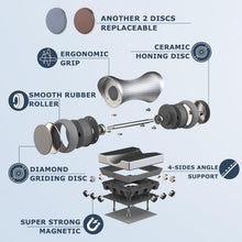 Load image into Gallery viewer, Premium Rolling Knife Sharpener with 4 Grinding Angles for Precision Edges