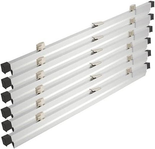 Comprehensive Blueprint Holder Clamp Set – 6 x 42-Inch Heavy-Duty Clips Included