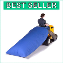 Load image into Gallery viewer, Effortless Leaf Collection with Heavy Duty 54 Cubic Foot Lawn Tractor Leaf Bag