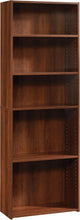 Load image into Gallery viewer, Traditional 5-Shelf Bookcase with Adjustable Components in Brook Cherry Finish