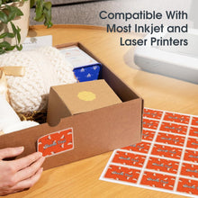 Load image into Gallery viewer, Durable 1" Circle Labels - 500 Matte White Stickers for Home &amp; Business Use