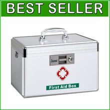 Load image into Gallery viewer, Durable Lockable Medicine Box with Plush Interior - 4.1 lb Lightweight Design