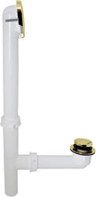 Load image into Gallery viewer, Modern 1-1/2" Bath Waste Drain Kit with Slip Joint Connections and Brass Accent