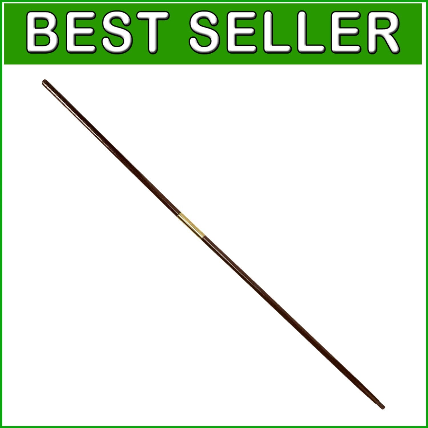 Elegant 7-Feet Indoor Oak Flagpole with Brass Joint - Perfect for Displays