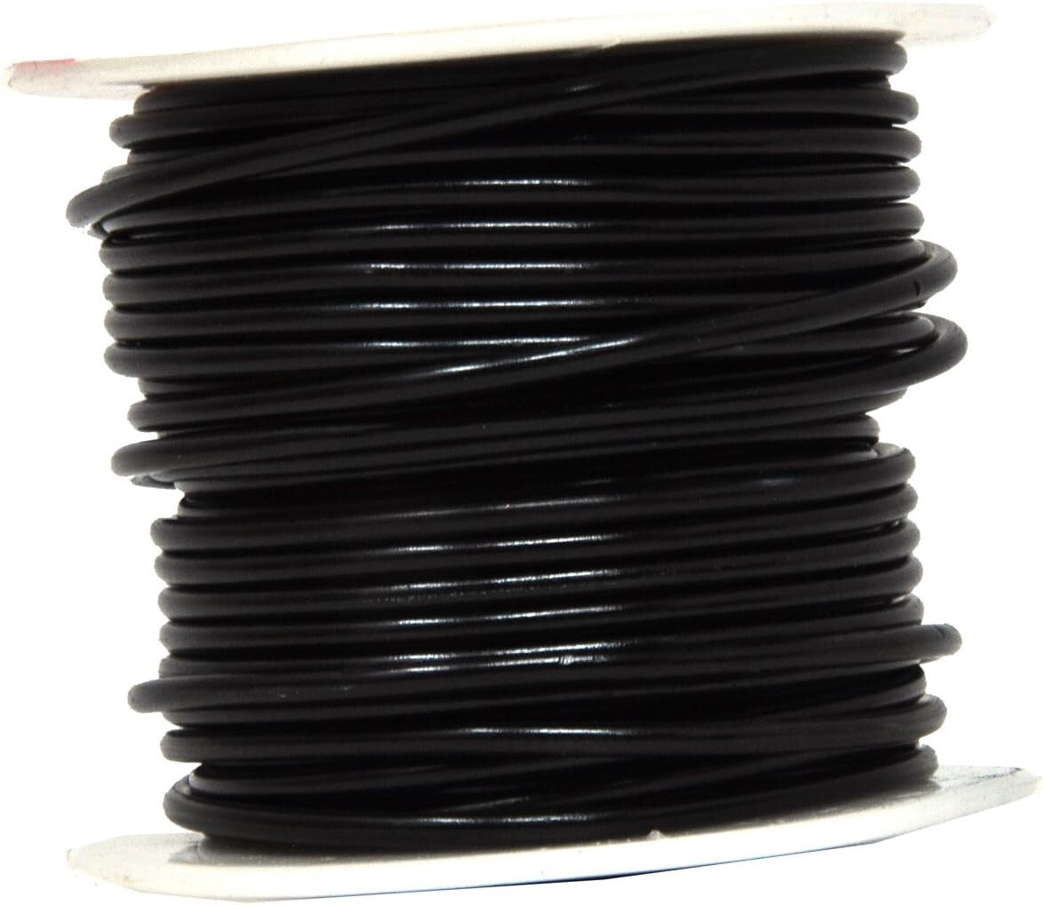 12 Gauge Aluminum Craft Wire - 276 FT Silver Black for Jewelry & Sculpting