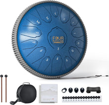 Load image into Gallery viewer, Ethereal 13-Inch Steel Drum Gift Set – Perfect for Meditation &amp; Relaxation