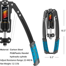 Load image into Gallery viewer, Unisex Adjustable Arm Expander: 22-440lbs Hydraulic Strength Training Tool