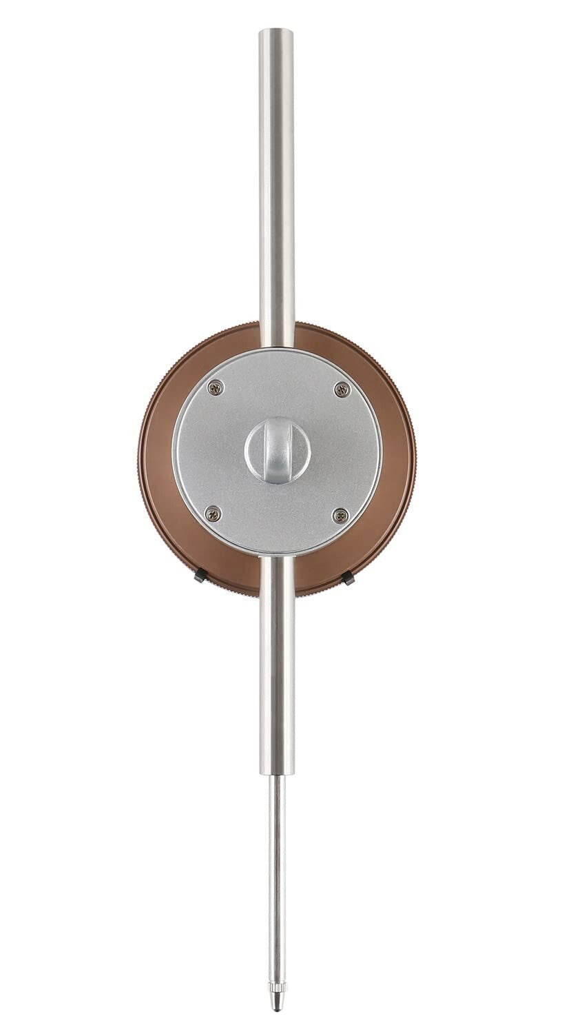 Precision 0-2'' Dial Indicator with 3'' Big Face - AGD 2 Style, Satin Finish