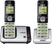 Load image into Gallery viewer, Expandable 2-Handset Cordless Phone - Caller ID, Backlit Display &amp; ECO Mode