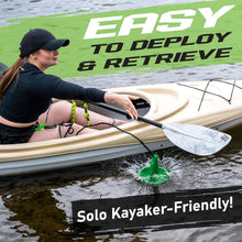 Load image into Gallery viewer, Compact 8-Lb Mushroom Anchor with Snap Hook &amp; 25 Ft Rope - Perfect for Kayaking