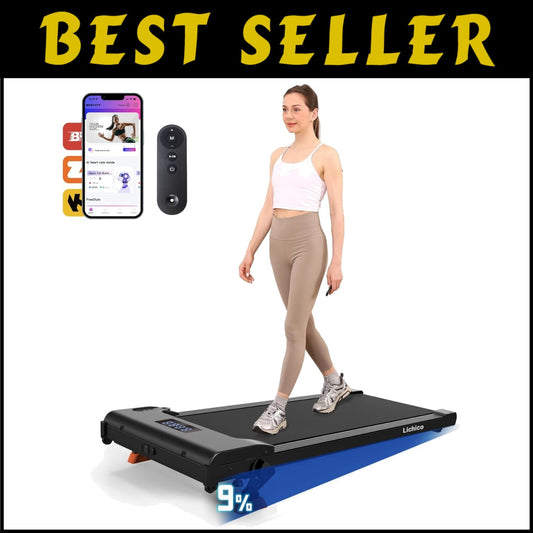 Lightweight Under Desk Treadmill with Advanced Shock Absorption - 265 lbs Max