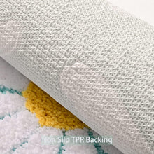 Load image into Gallery viewer, Floral 24x48 Inch Non-Slip Microfiber Bath Rug - Soft, Absorbent &amp; Stylish