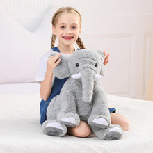 Load image into Gallery viewer, Charming 5 lbs Elephant Weighted Plush Toy – Ideal for Sensory Support &amp; Sleep