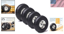 Load image into Gallery viewer, Universal 4.10/3.50-4 Heavy-Duty Tire and Wheel with Safety Inner Tubes - 4-Pack