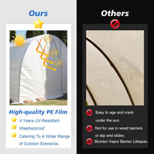 Load image into Gallery viewer, Durable 10' x 100' Black &amp; White Panda Film - Multi-Purpose Vapor Barrier Cover