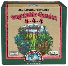 Load image into Gallery viewer, All-Natural 15 lb Vegetable Fertilizer 4-4-4 Mix for Healthy Garden Growth
