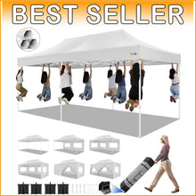 Load image into Gallery viewer, Versatile 10x20 Event Canopy with 6 Removable Sidewalls - Perfect for Parties
