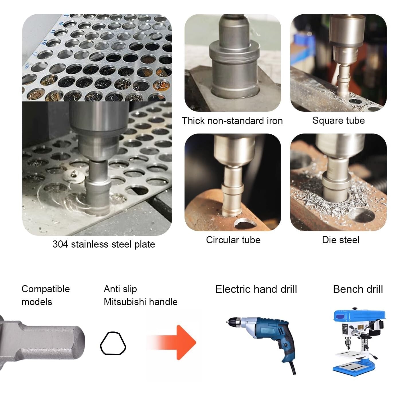 Compact 27PCS Hole Saw Set with Tungsten Carbide Bits for Steel & Iron Drilling