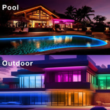 Load image into Gallery viewer, Multicolor LED Strip Lights, 200ft Waterproof Design with Music Sync Control