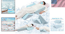 Load image into Gallery viewer, High-Density Foam Wedge Pillow - Perfect for Comfortable Sleep and Recovery