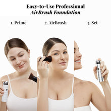 Load image into Gallery viewer, Complete 5pc Airbrush Makeup Set - Hydrating Foundation, Primer &amp; Setting Spray