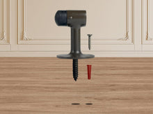 Load image into Gallery viewer, Classic Brass Door Stop 2 Pack - 3" Height Oil-Rubbed Bronze for Timeless Decor
