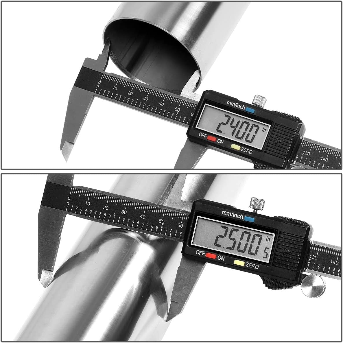 Durable 8-Pc Stainless Steel Exhaust Kit - Includes Straight & U-bend Pipes