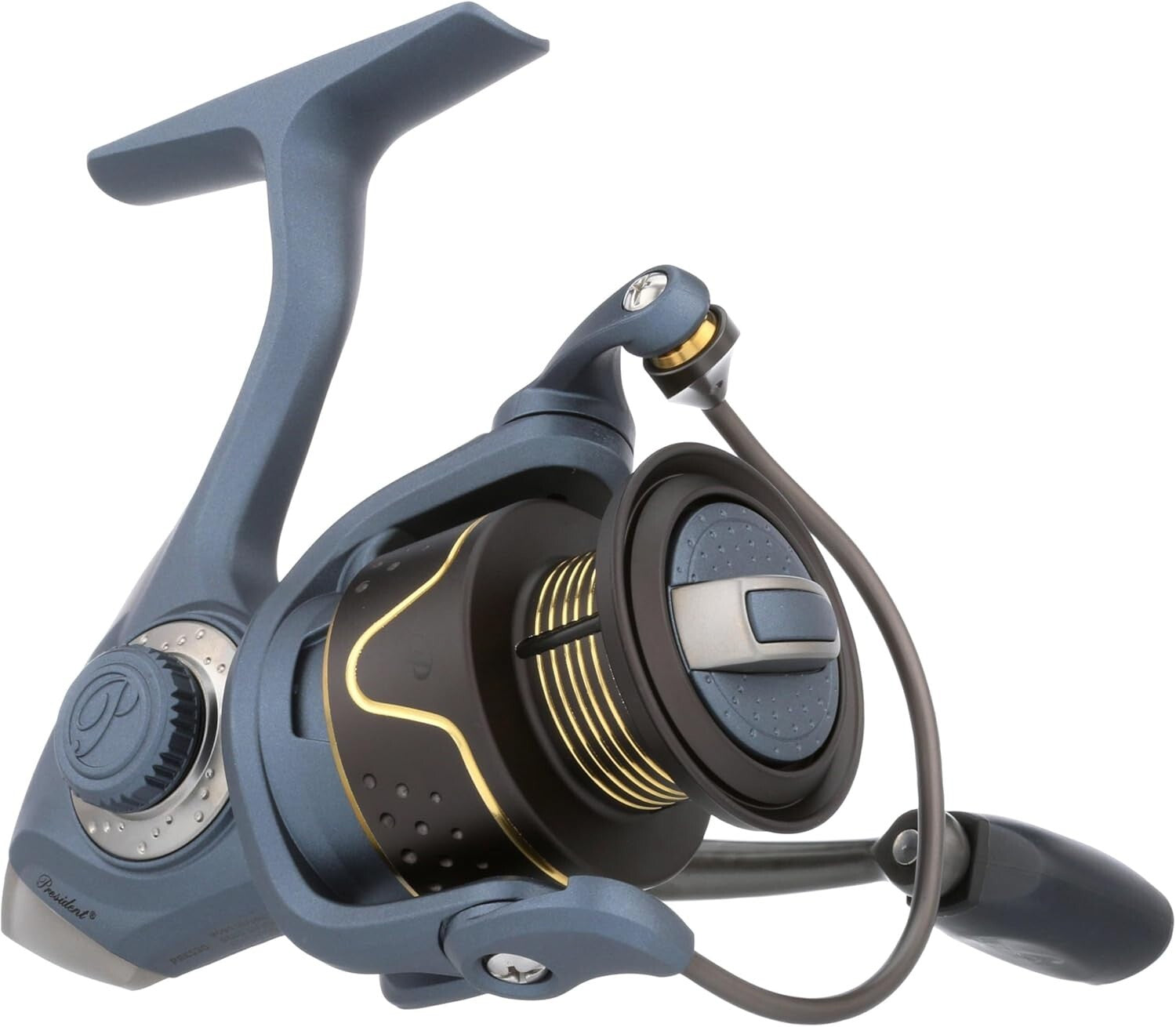 Smooth Operation President Fishing Reel with Instant Anti-Reverse Feature