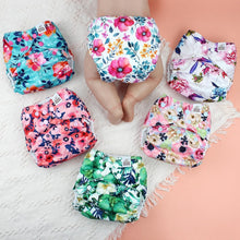 Load image into Gallery viewer, Ultimate Comfort Cloth Diapers - 6 Pack with Athletic Wicking Jersey Lining