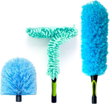 Load image into Gallery viewer, Eco-Friendly Duster Combo: 3-Pack Microfiber Dusting &amp; Cleaning Solutions